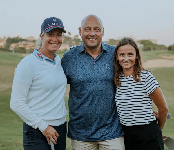 Suzann Pettersen, Stéphane Menou, Rita Jordão